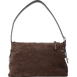 Brown Leather Shoulder Bag