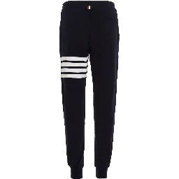 Blue Cotton Joggers (Workout Pants)