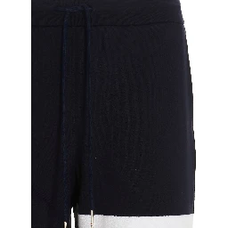 Blue Cotton Joggers (Workout Pants)
