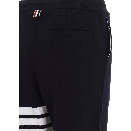 Blue Cotton Joggers (Workout Pants)