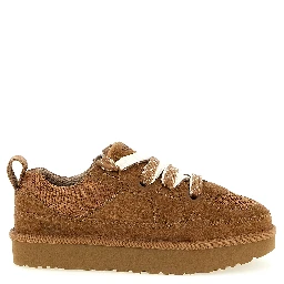 Brown Leather Sneakers