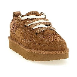 Brown Leather Sneakers