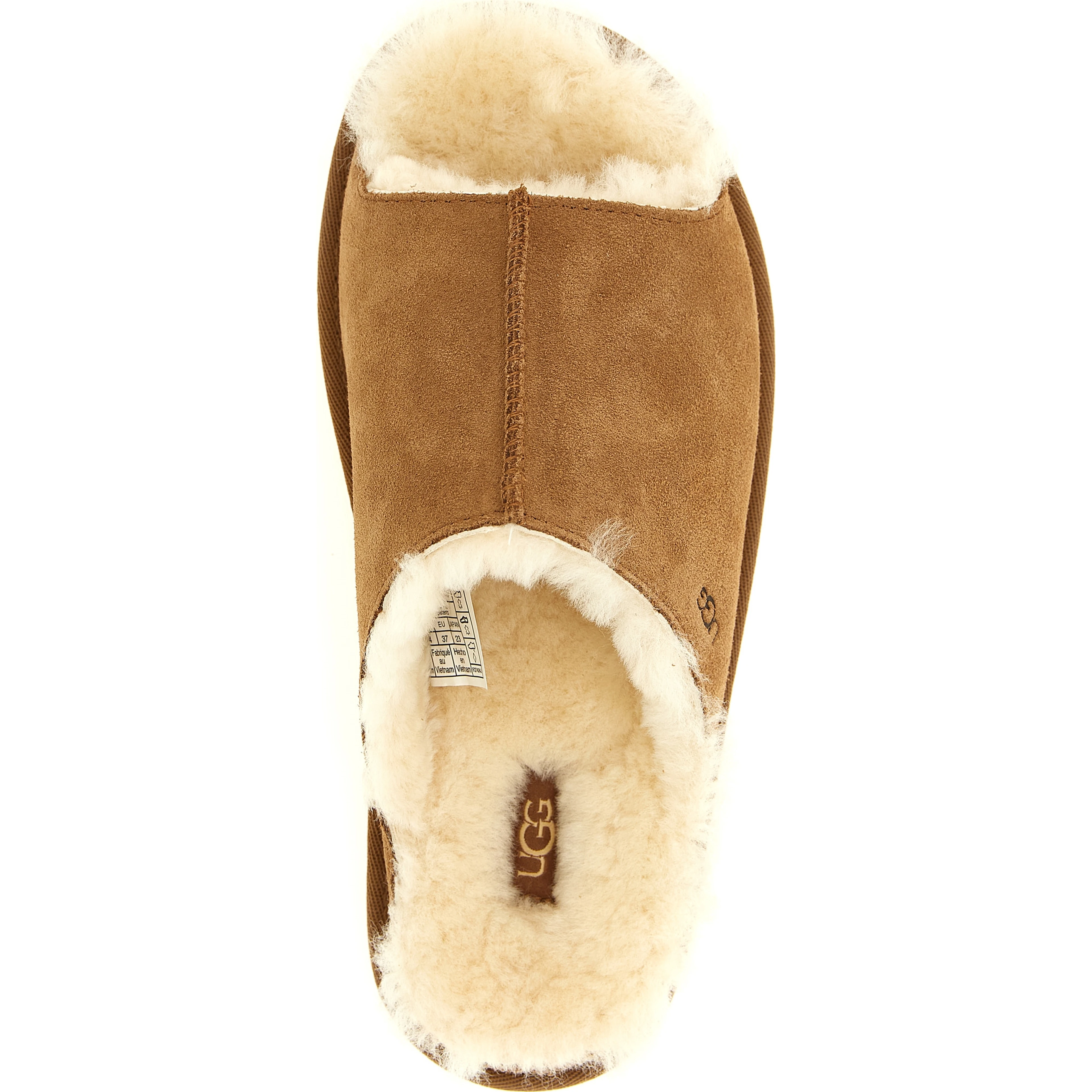 Brown Leather Slides