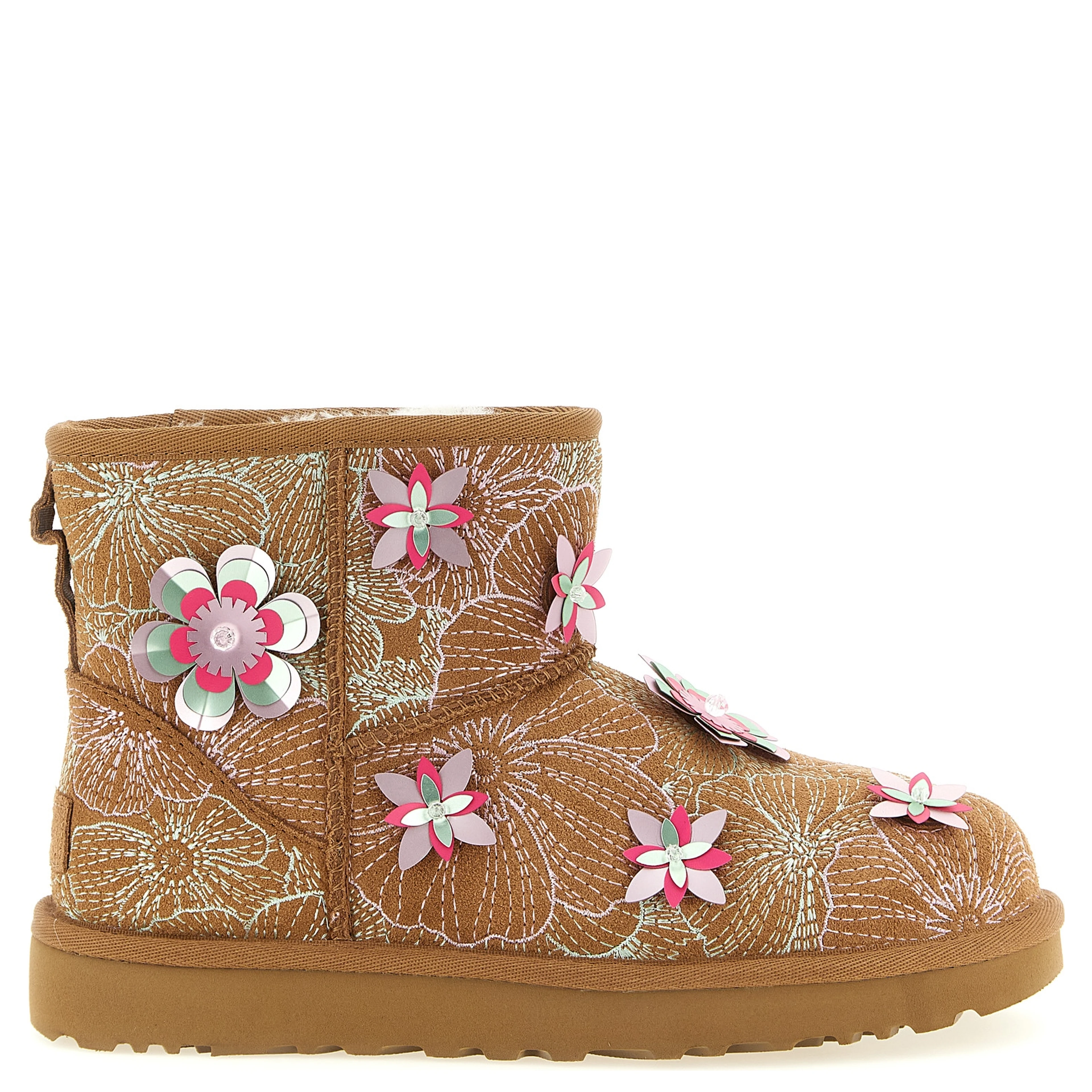 Multicolor Leather Ankle Boots