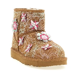 Multicolor Leather Ankle Boots