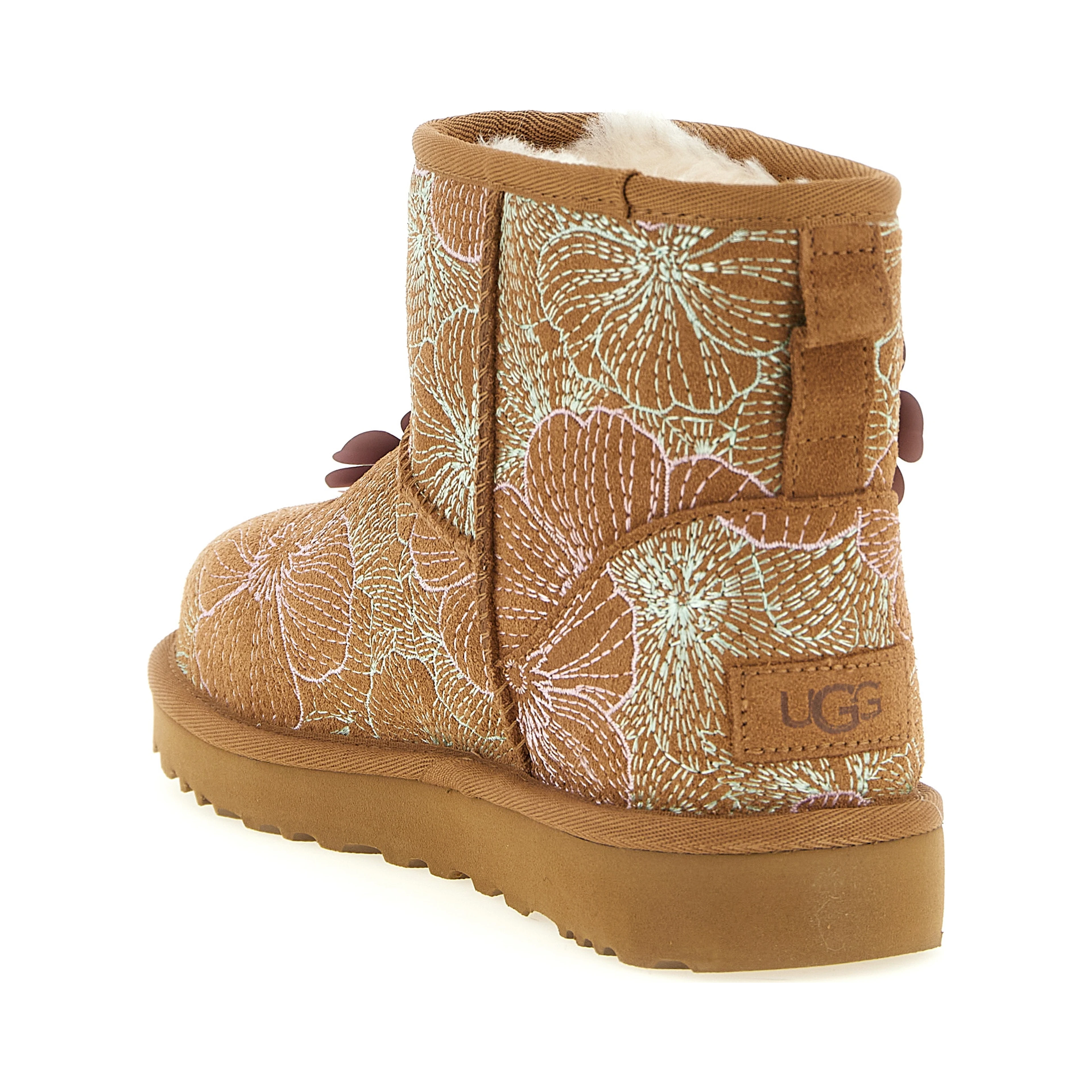 Multicolor Leather Ankle Boots