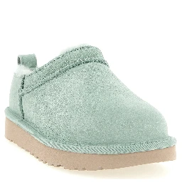 Bicolor Leather Ankle Boots