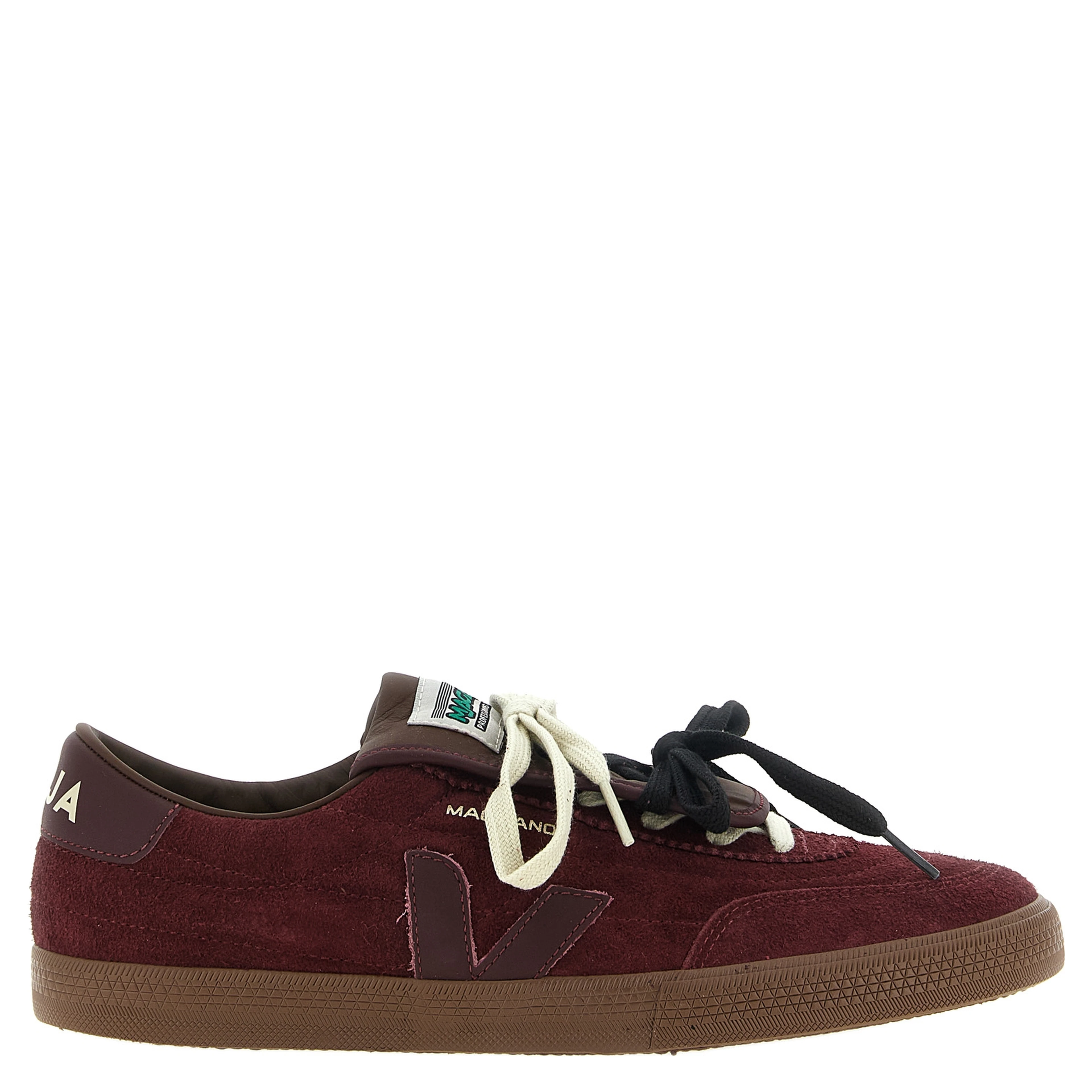 Bordeaux Calfskin Low Top Sneakers