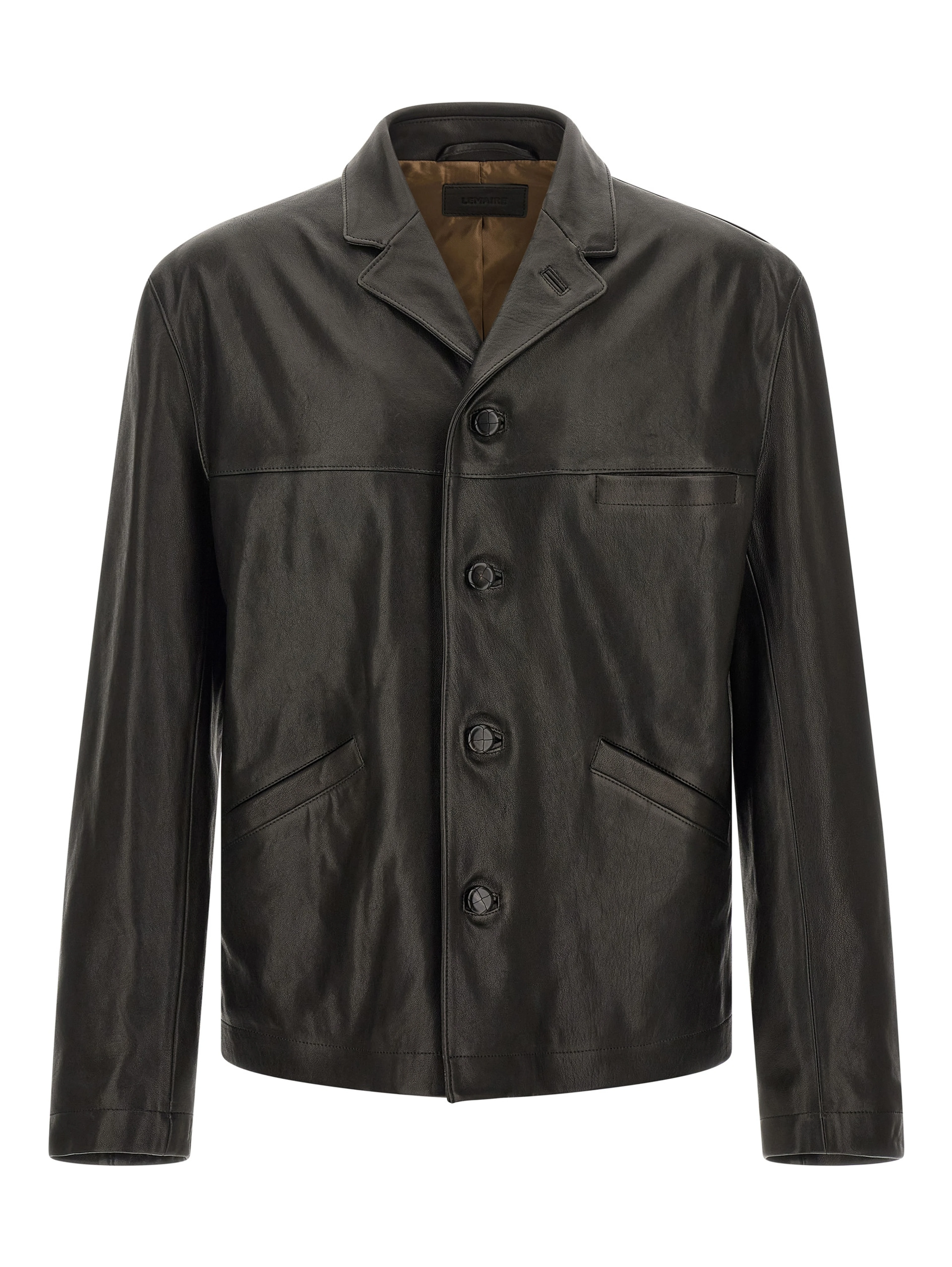 Black Calfskin Leather Jacket