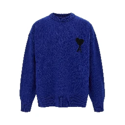 Blue Wool Cardigan