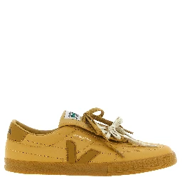 Beige Calfskin Athletic Sneakers
