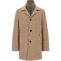 Beige Wool Coat