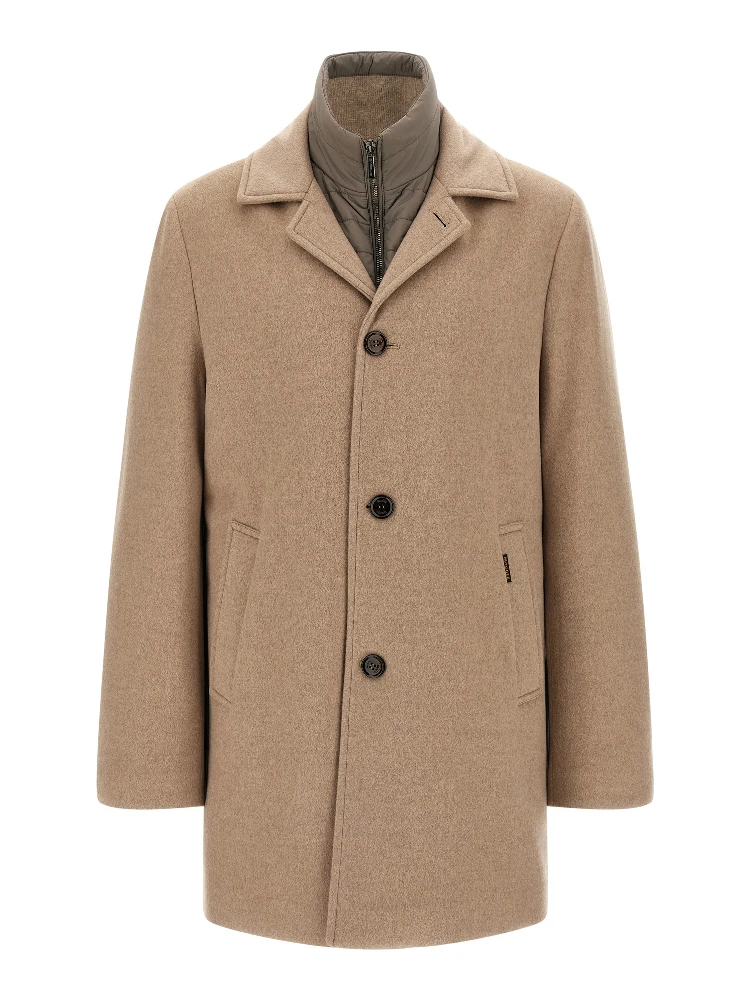 Beige Wool Coat