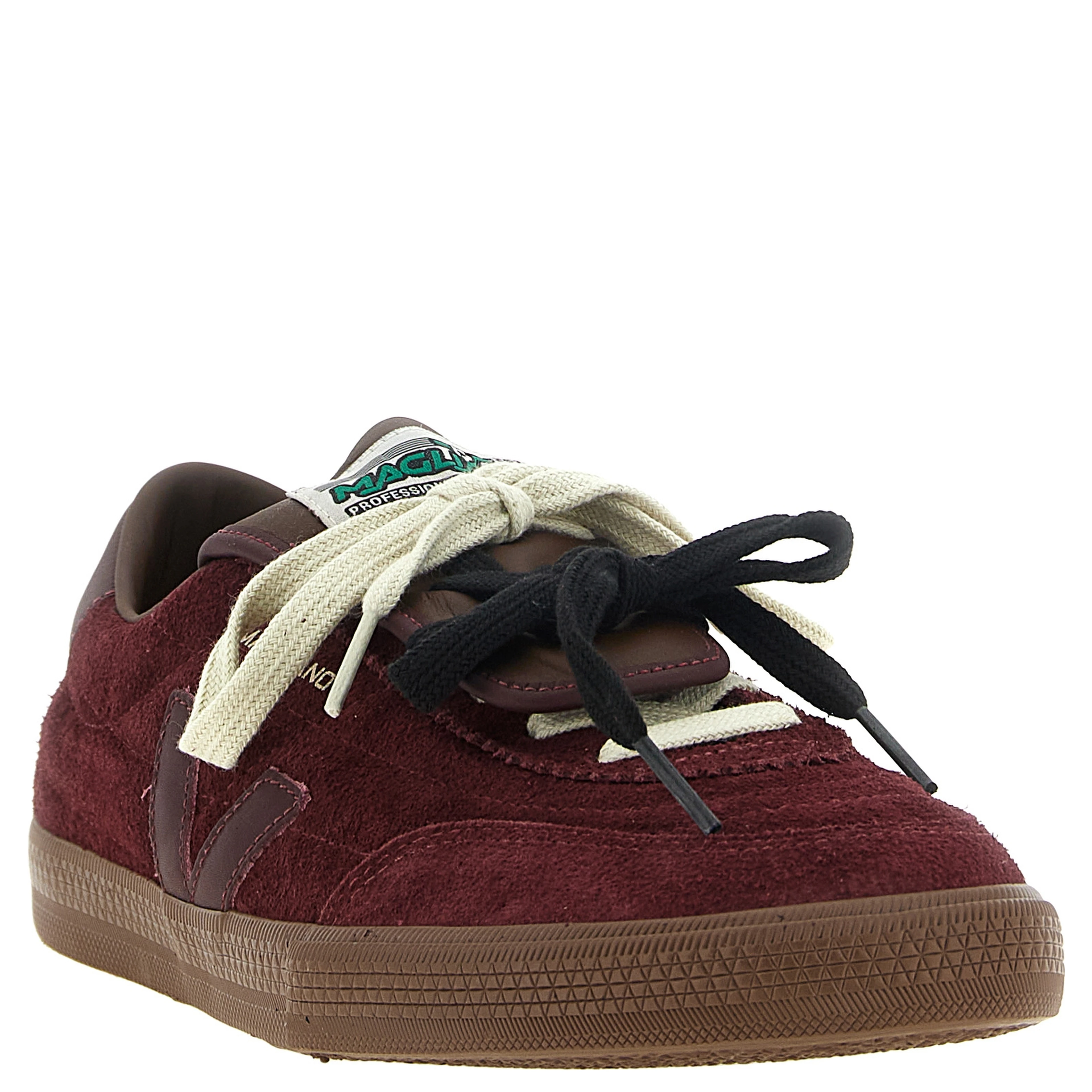 Bordeaux Calfskin Low Top Sneakers