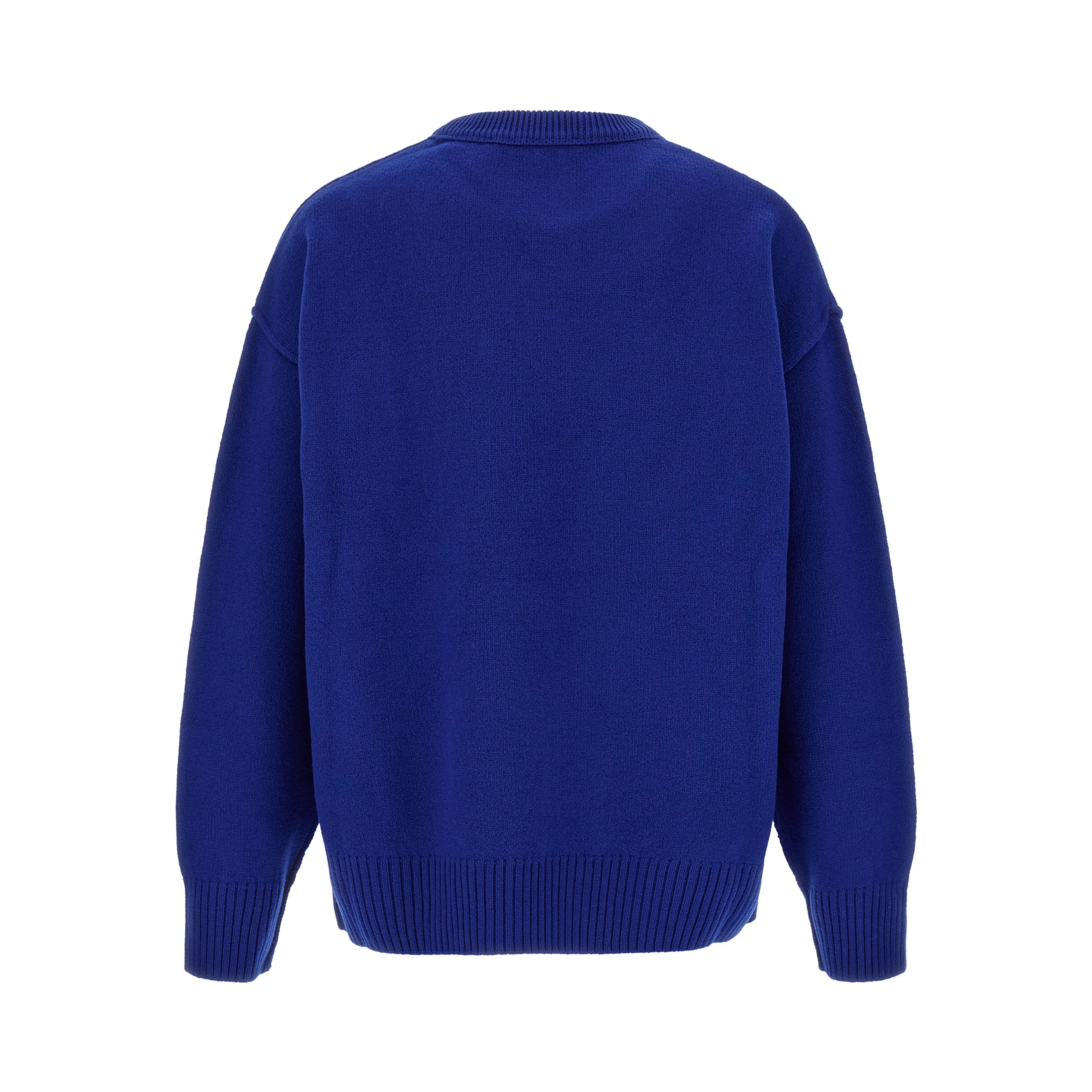 Blue Wool Cardigan