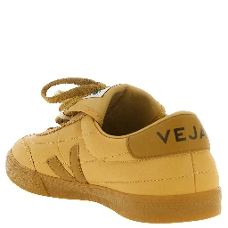 Beige Calfskin Athletic Sneakers