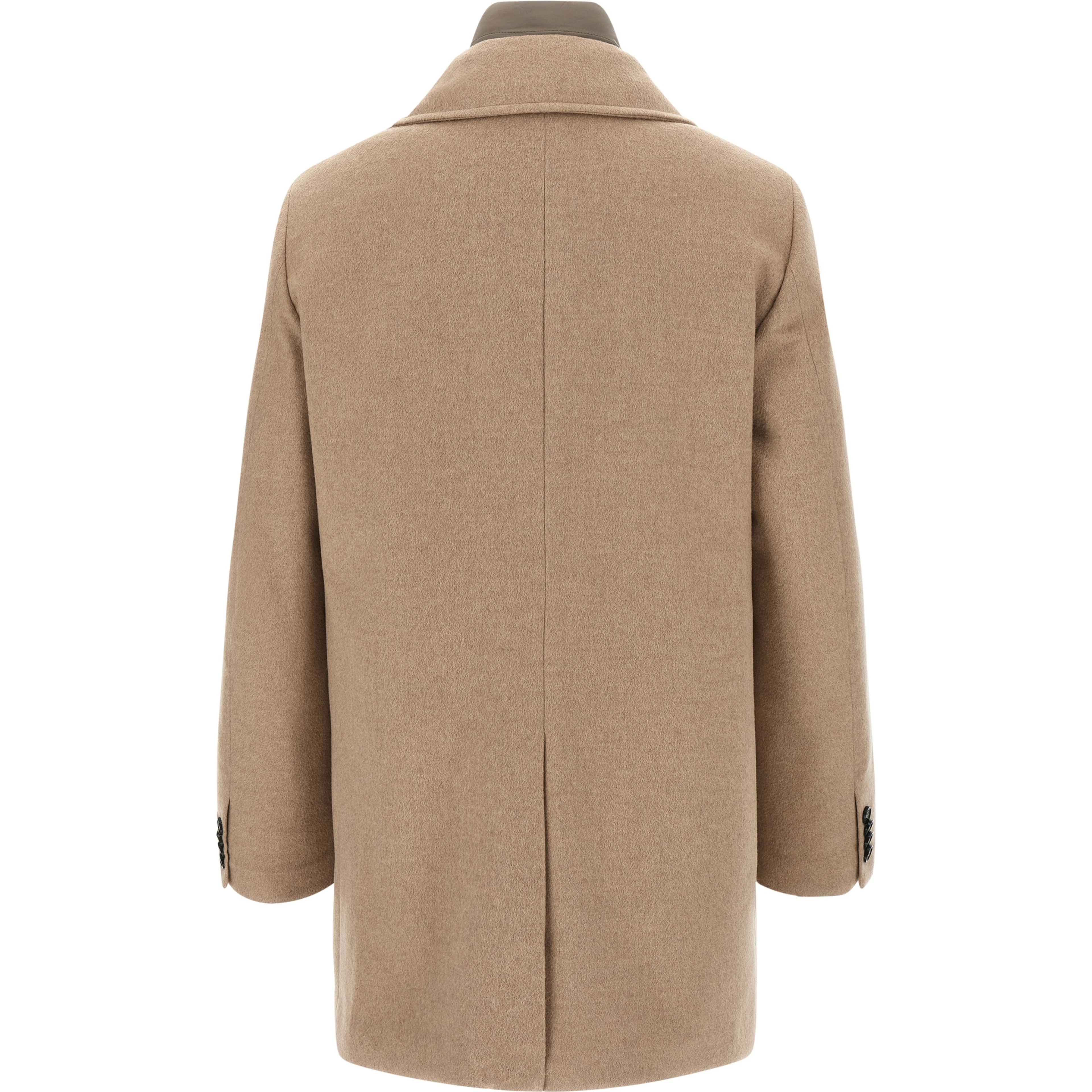 Beige Wool Coat