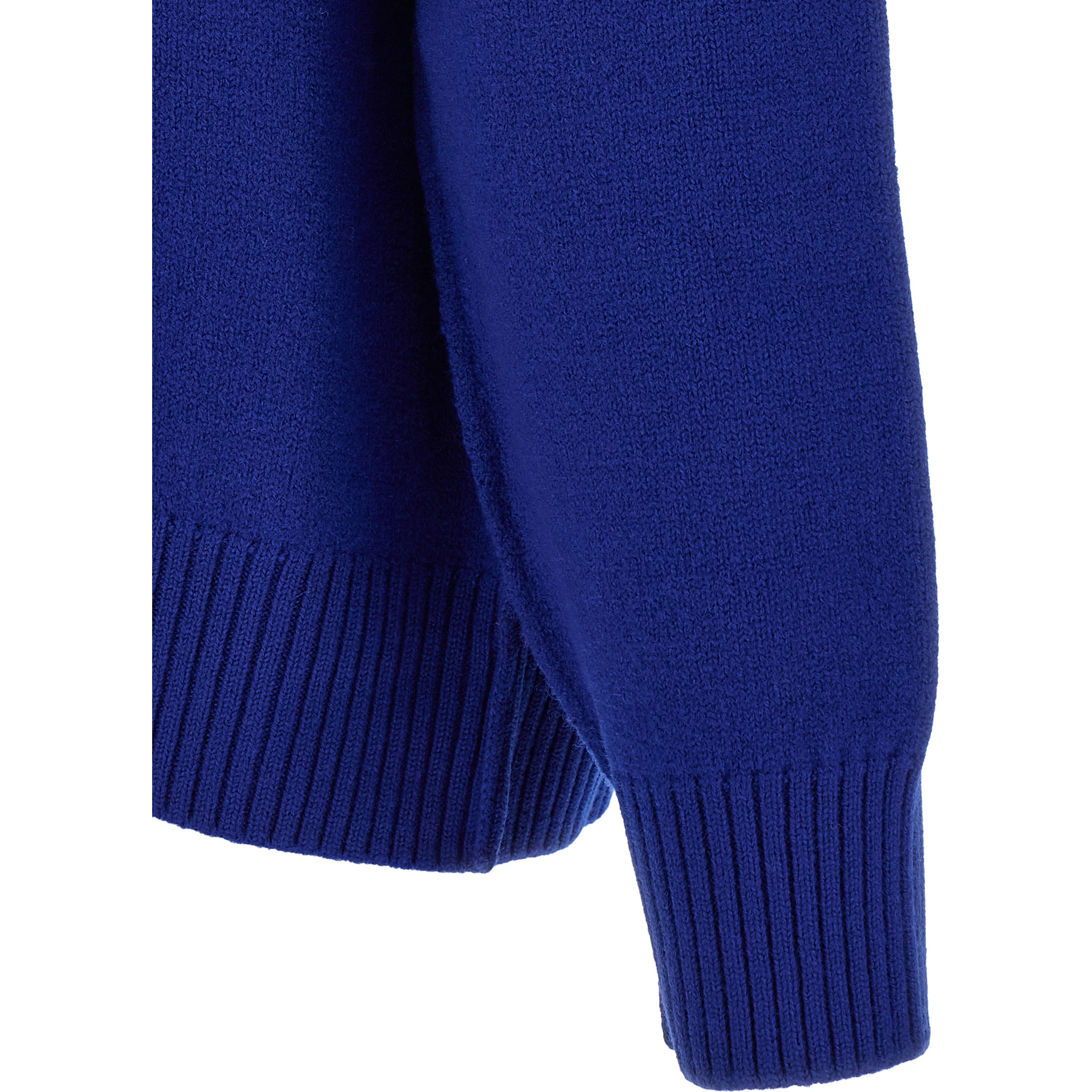 Blue Wool Cardigan