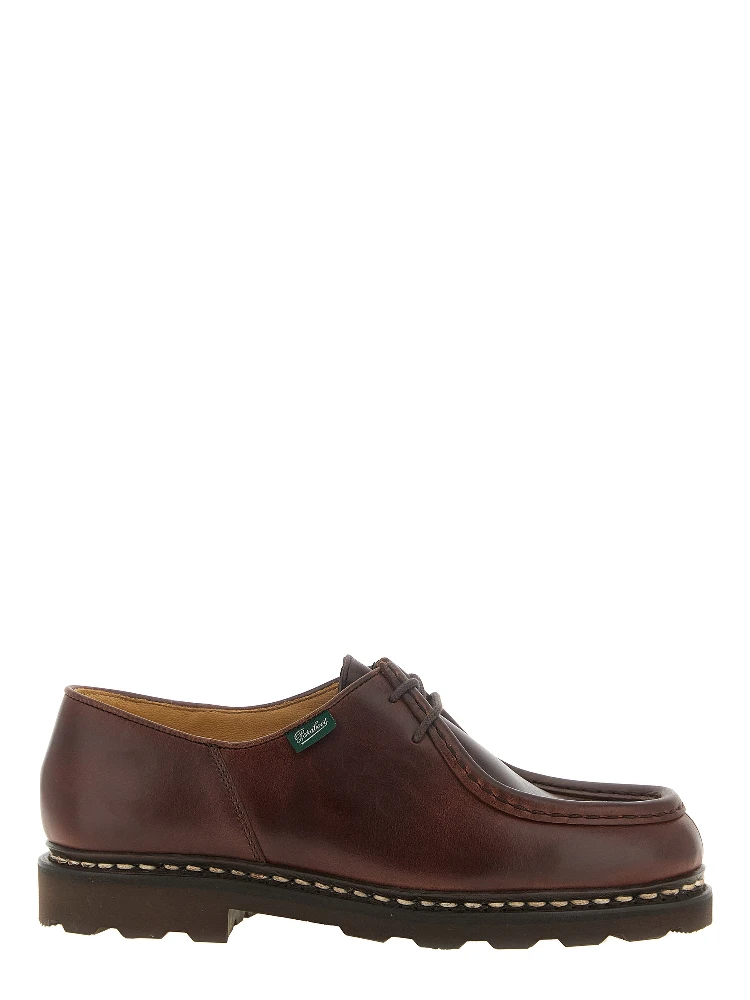 Brown Calfskin Oxfords And Derbies