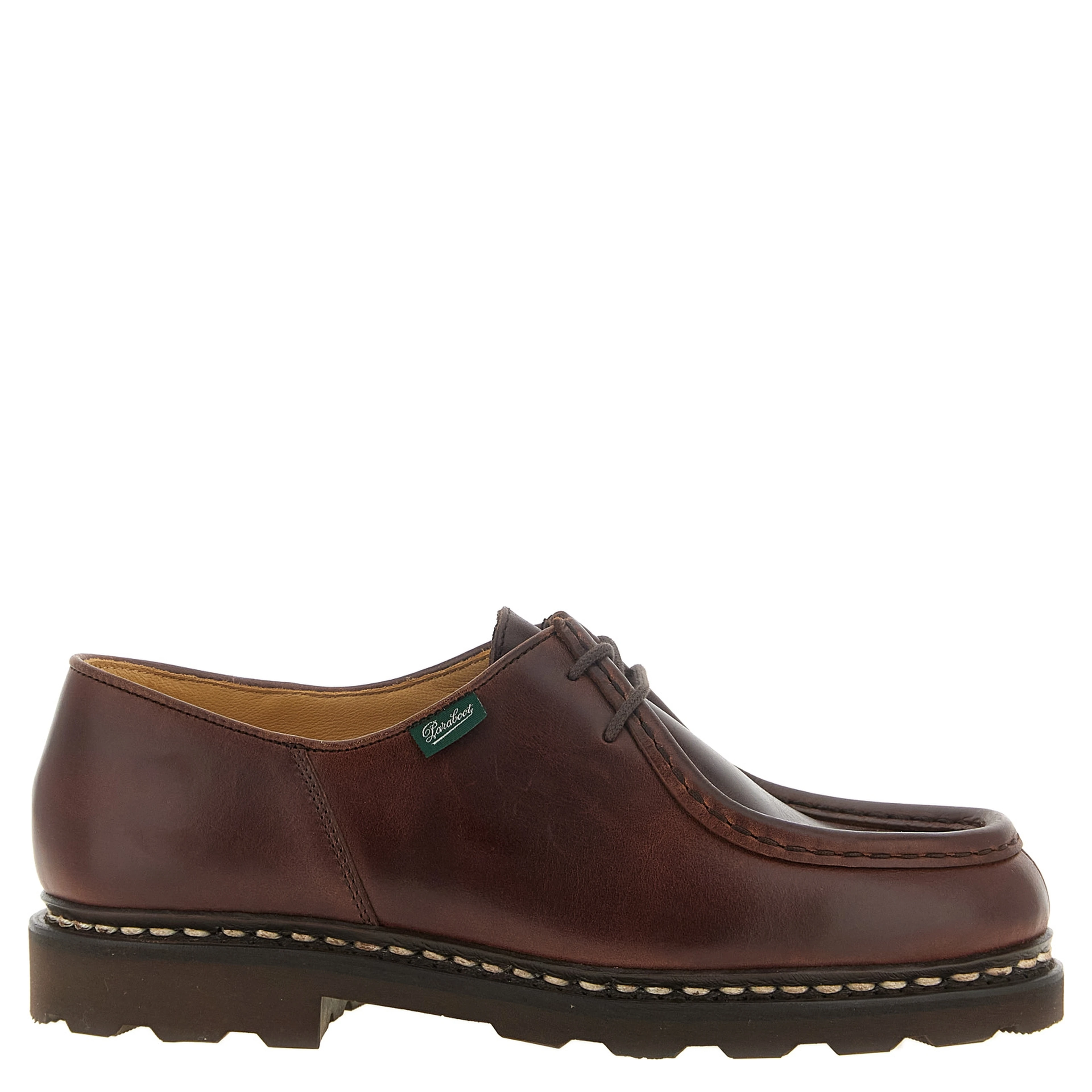 Brown Calfskin Oxfords And Derbies