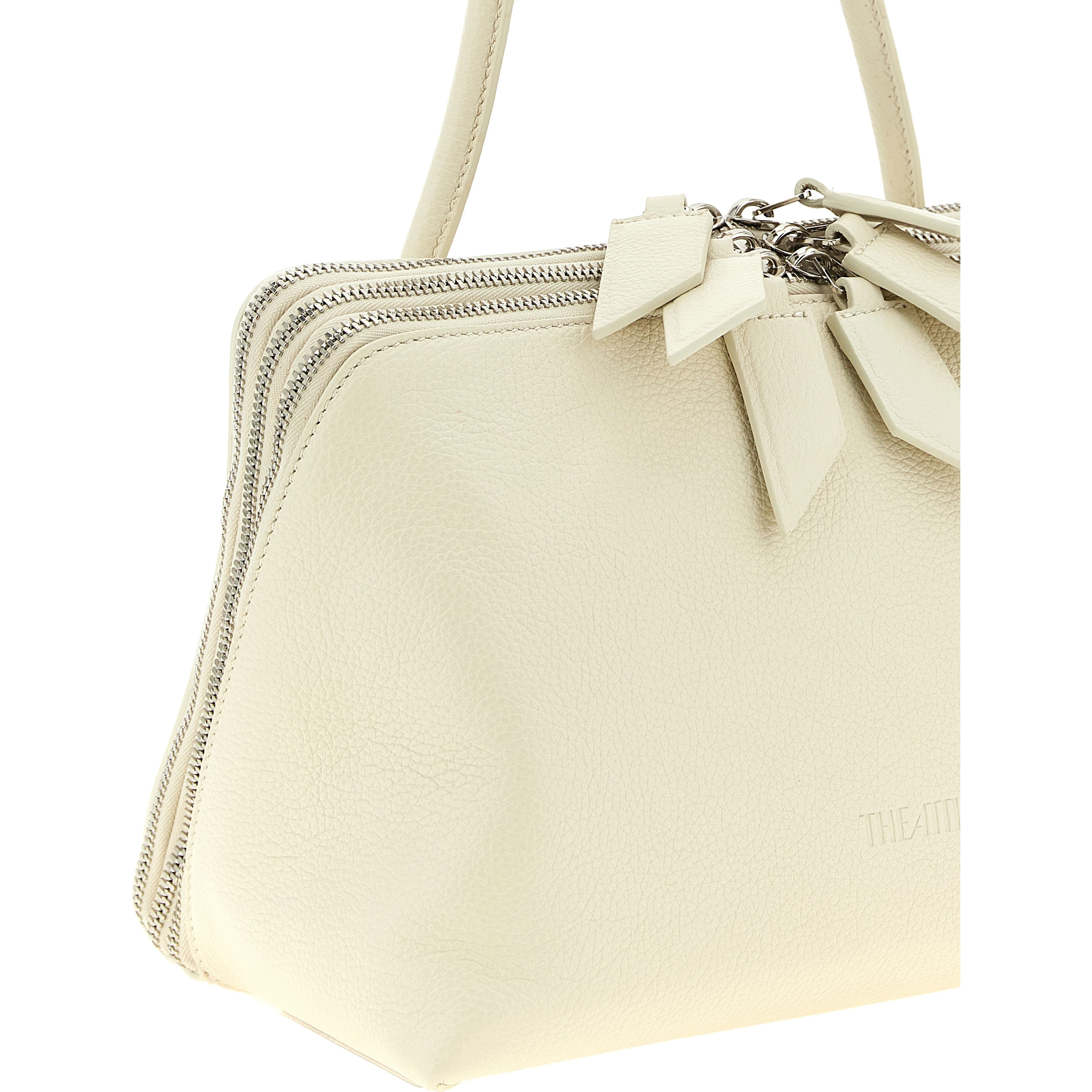 White Calfskin Shoulder Bag