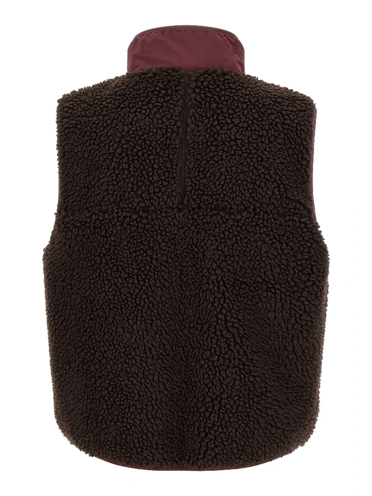 Brown Polyester Sleeveless Jacket alternative