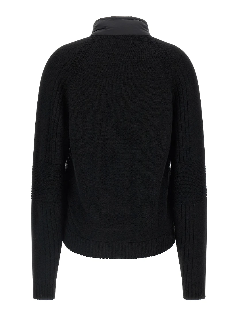 Black Polyamide Cardigan