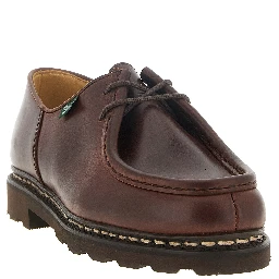 Brown Calfskin Oxfords And Derbies