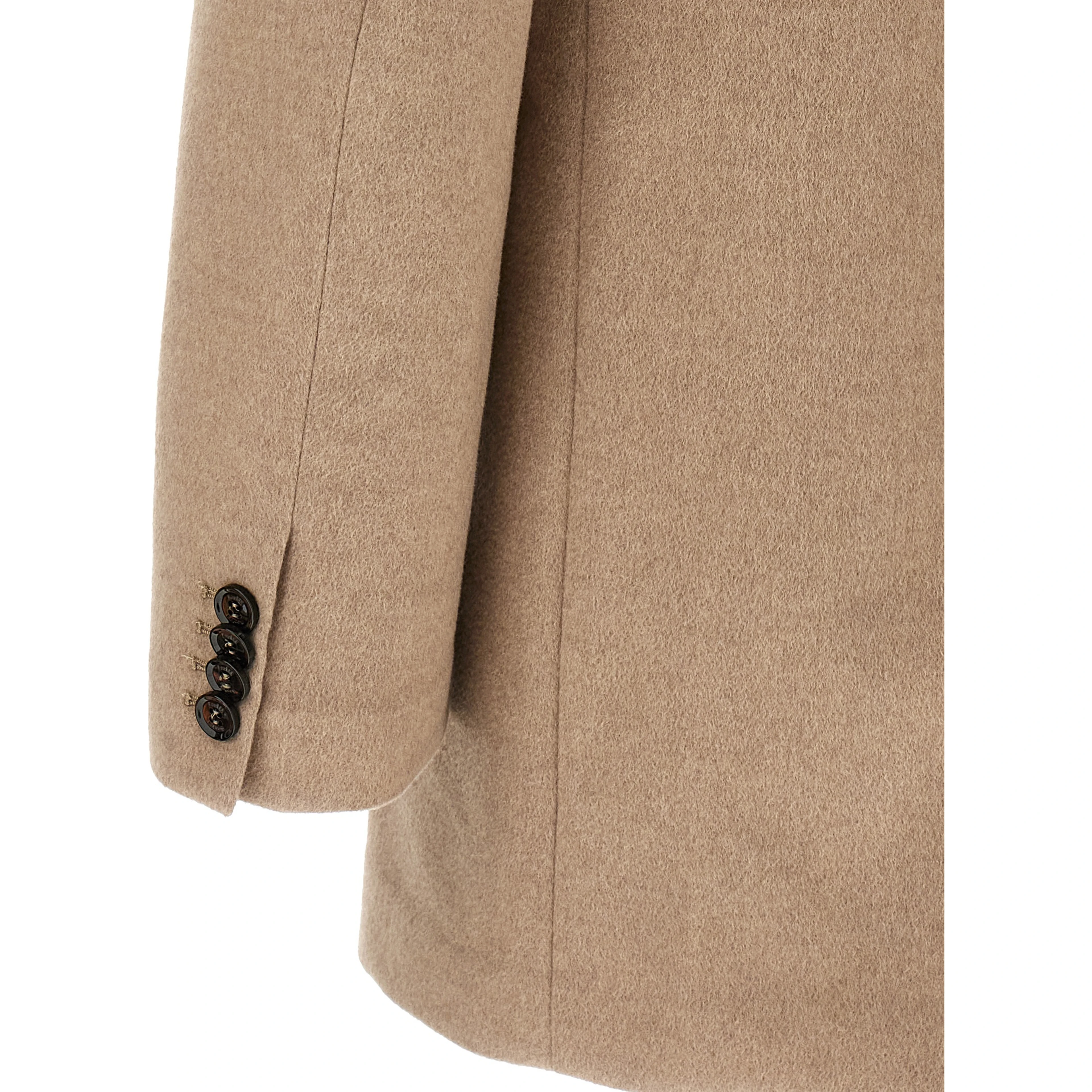 Beige Wool Coat