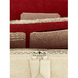 White Calfskin Shoulder Bag