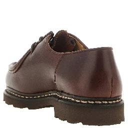 Brown Calfskin Oxfords And Derbies