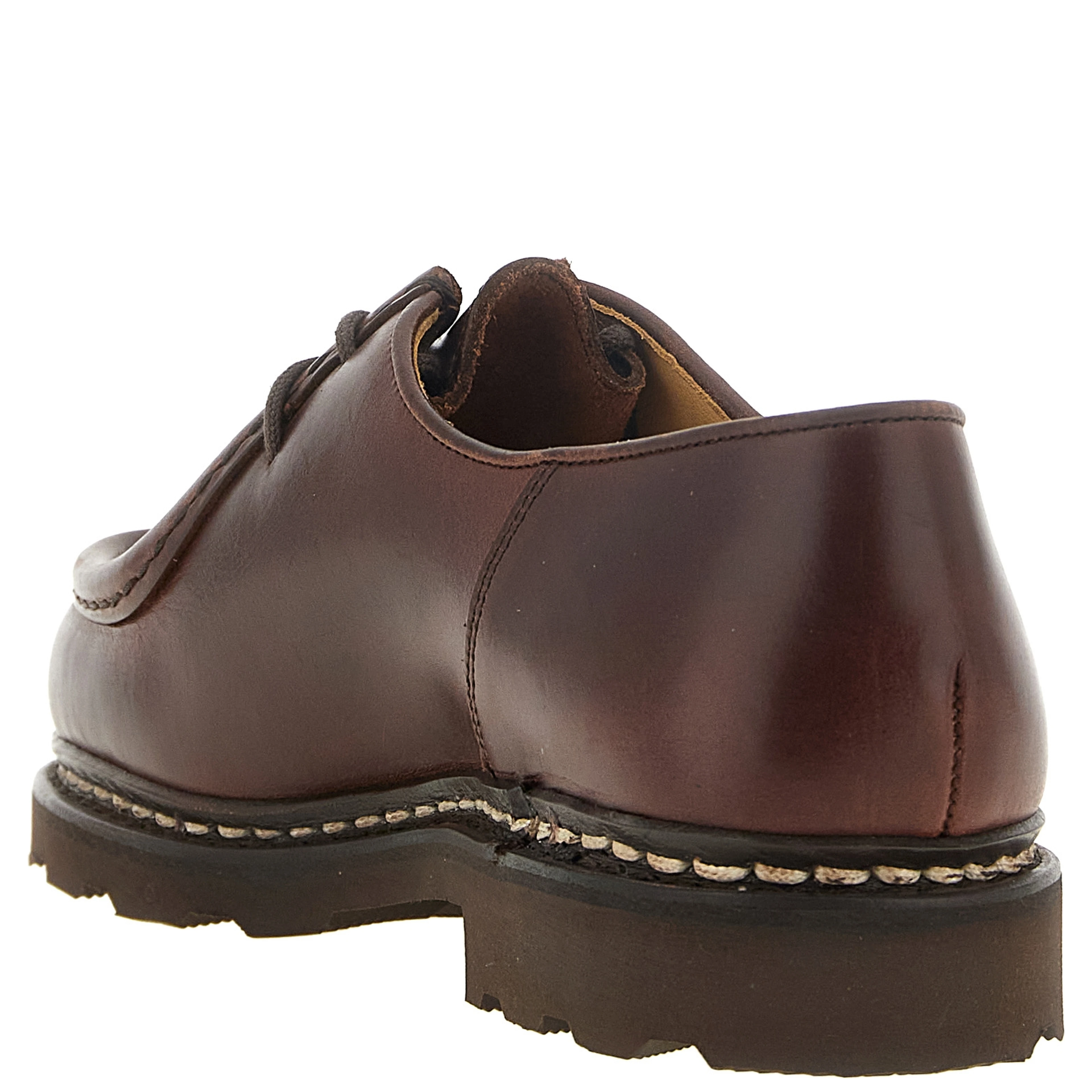 Brown Calfskin Oxfords And Derbies