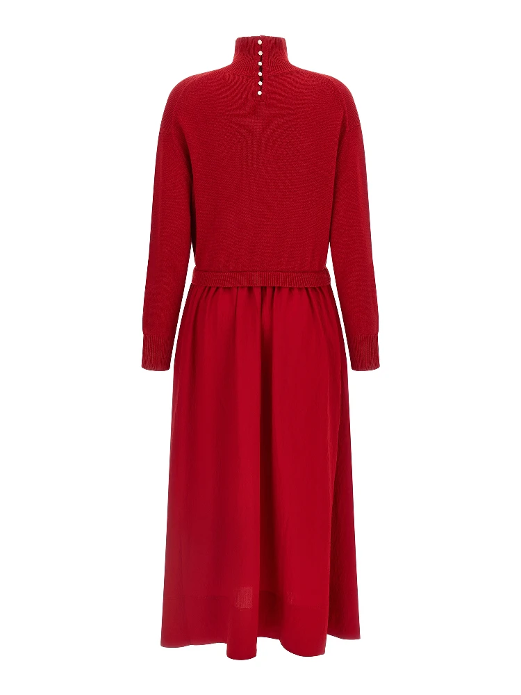 Red Wool Long Dress alternative