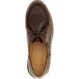 Brown Calfskin Oxfords And Derbies