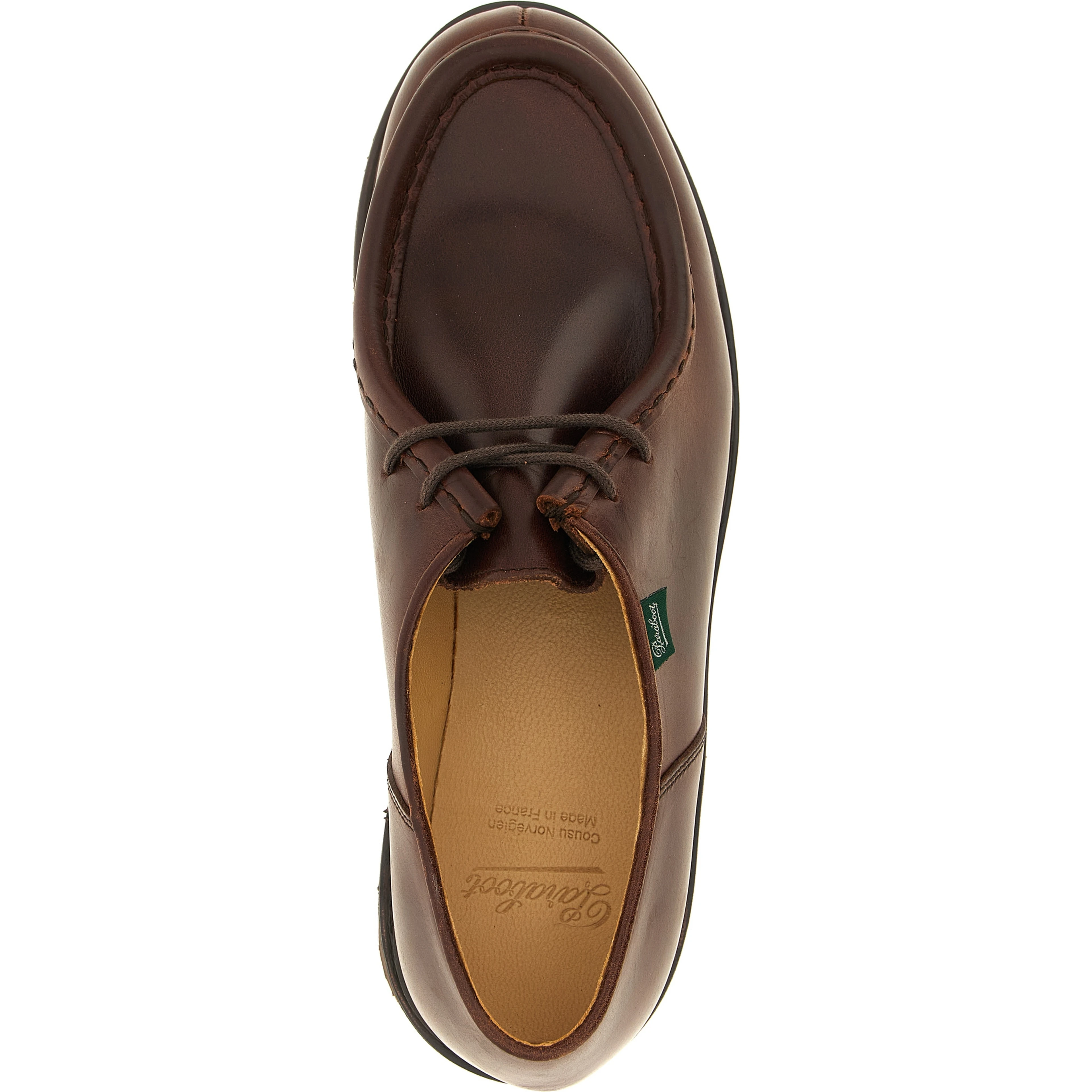 Brown Calfskin Oxfords And Derbies
