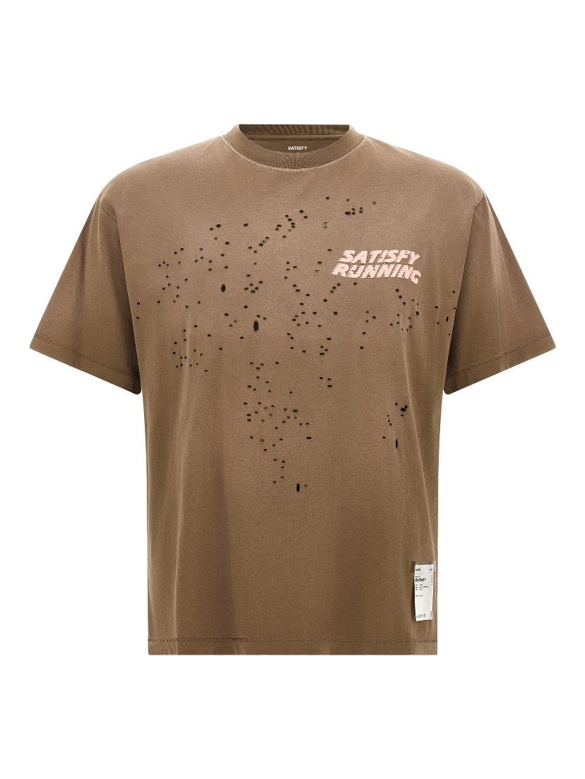 Brown Cotton T-Shirt