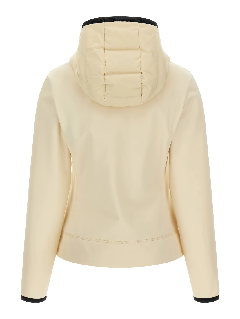 White Polyamide Cardigan