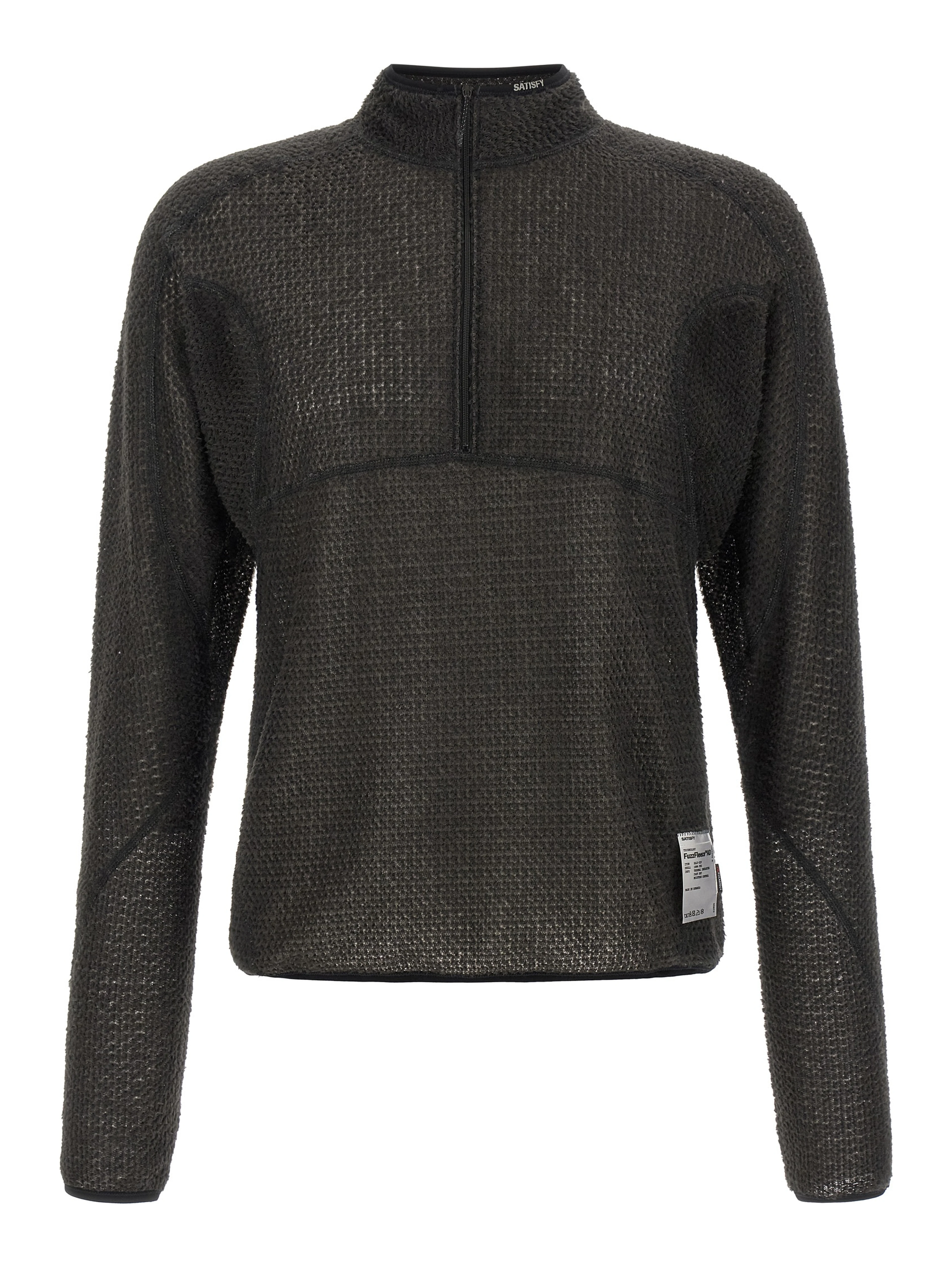 Black Polyester Sweatshirt