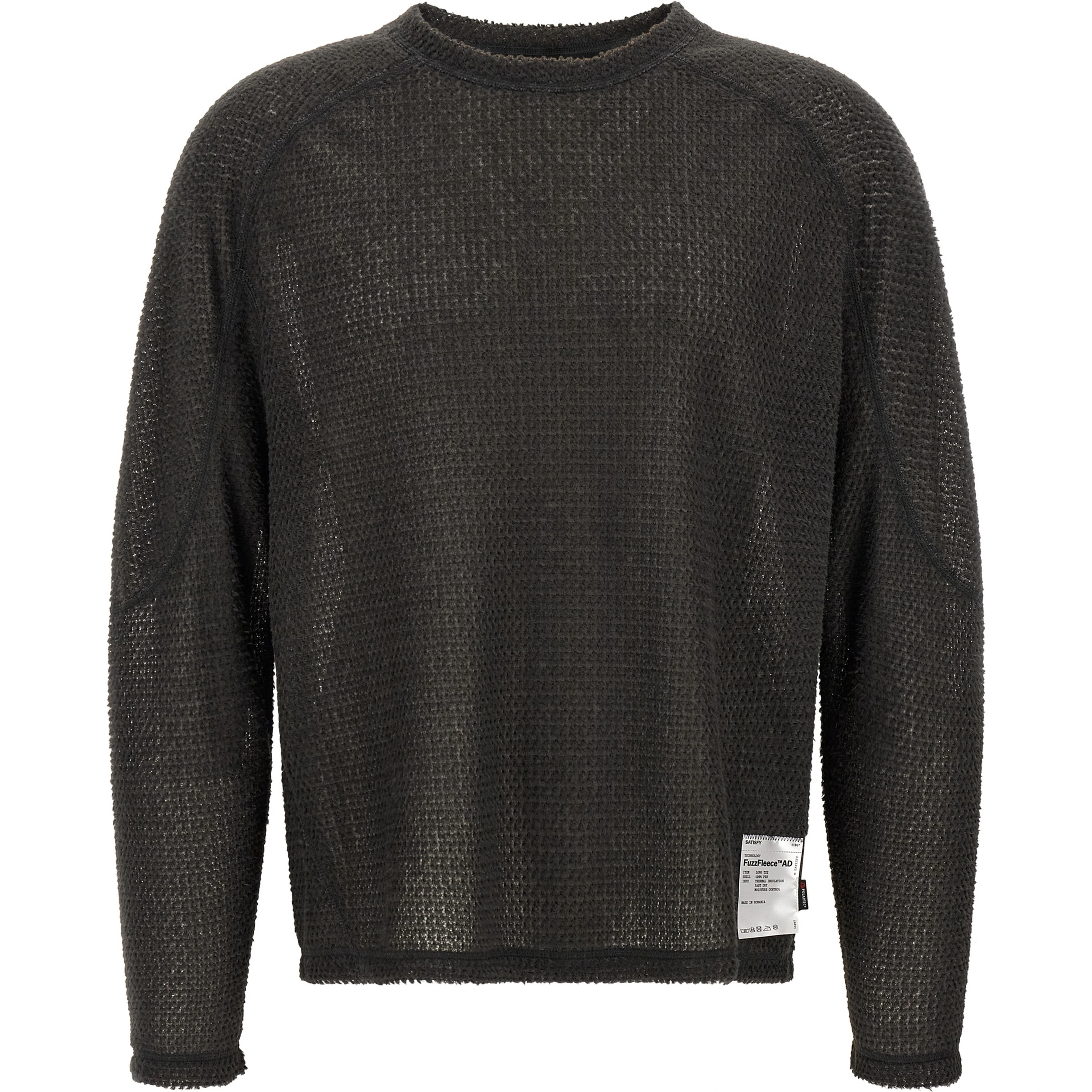 Gray Polyester Cardigan