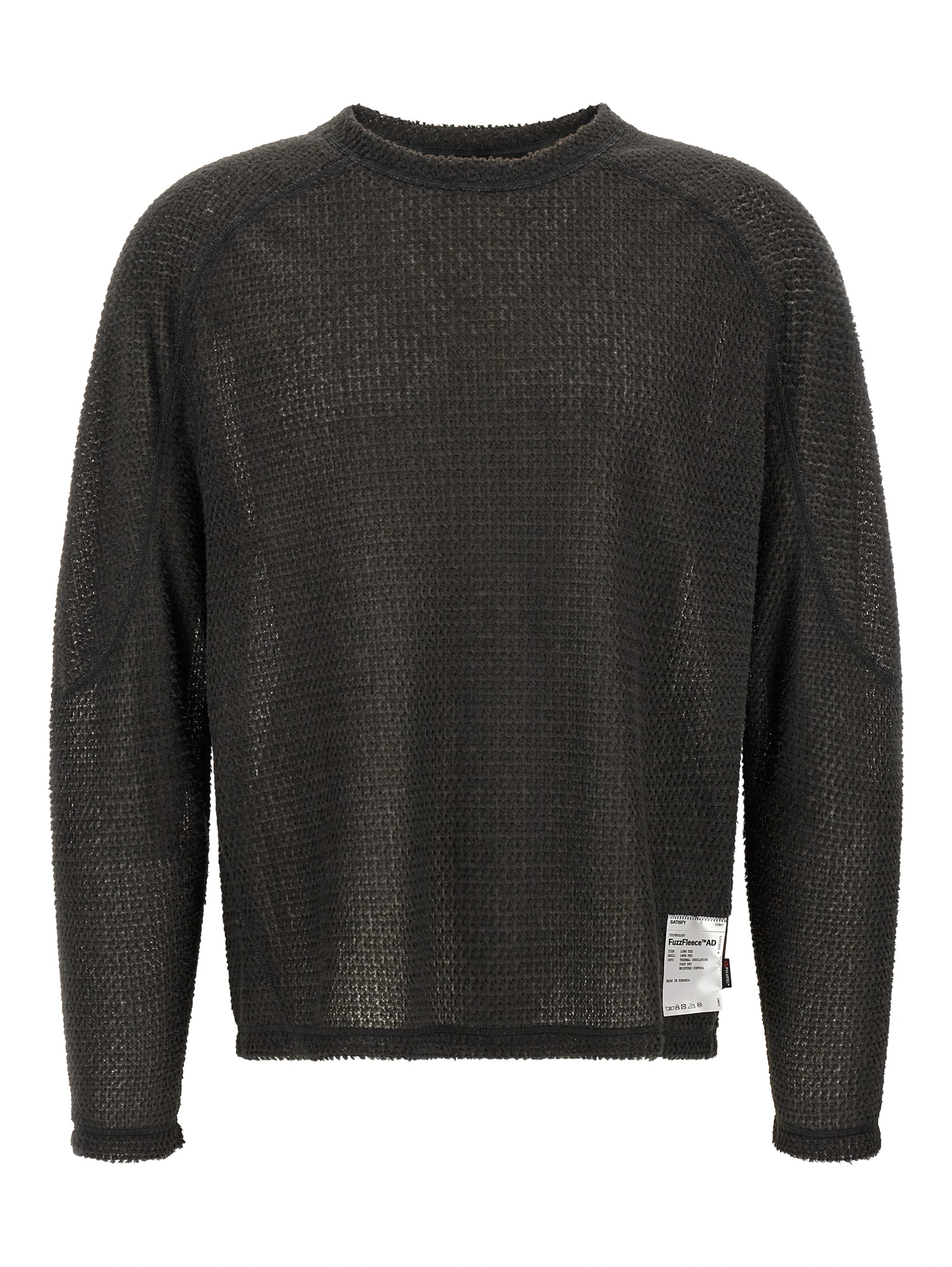 Gray Polyester Cardigan