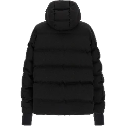 Black Polyamide Full-Length Jacket