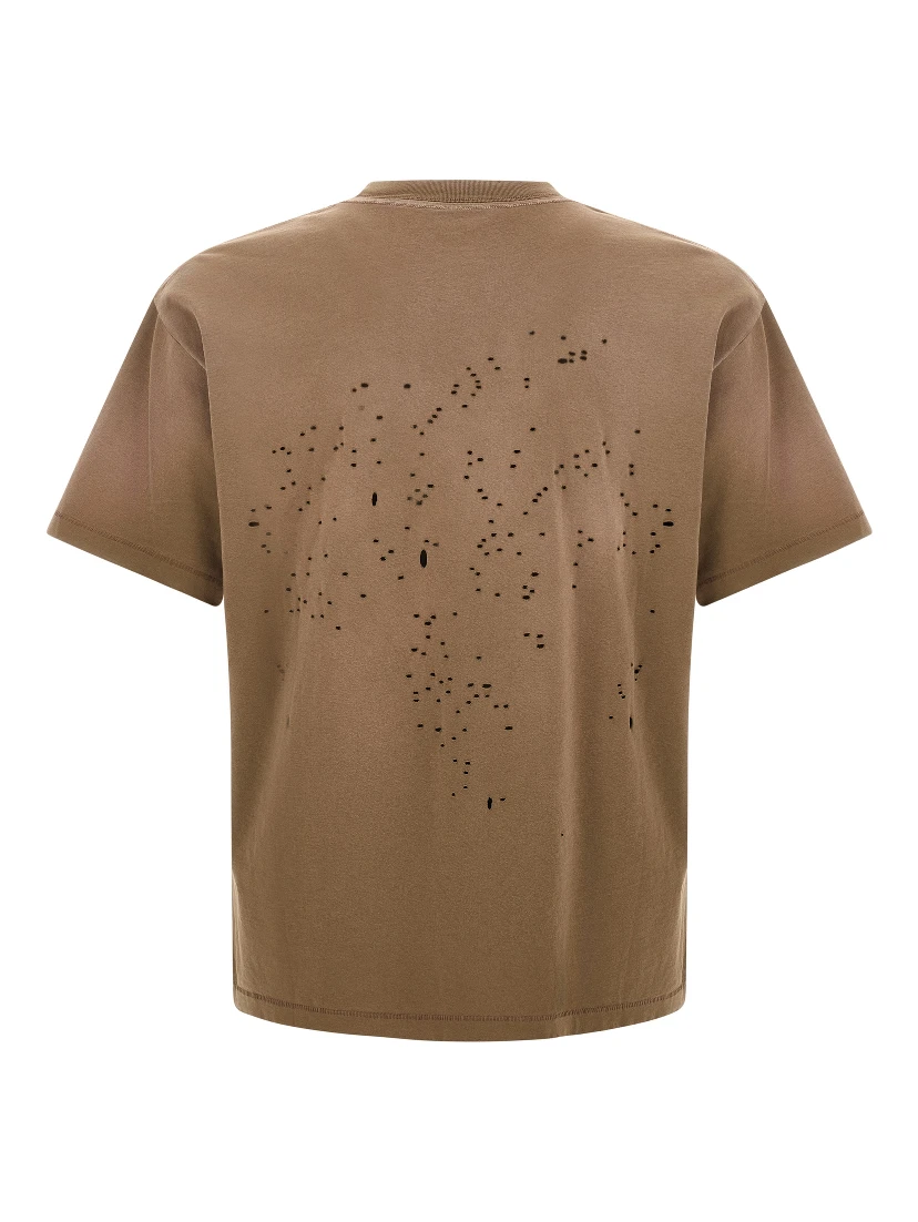 Brown Cotton T-Shirt