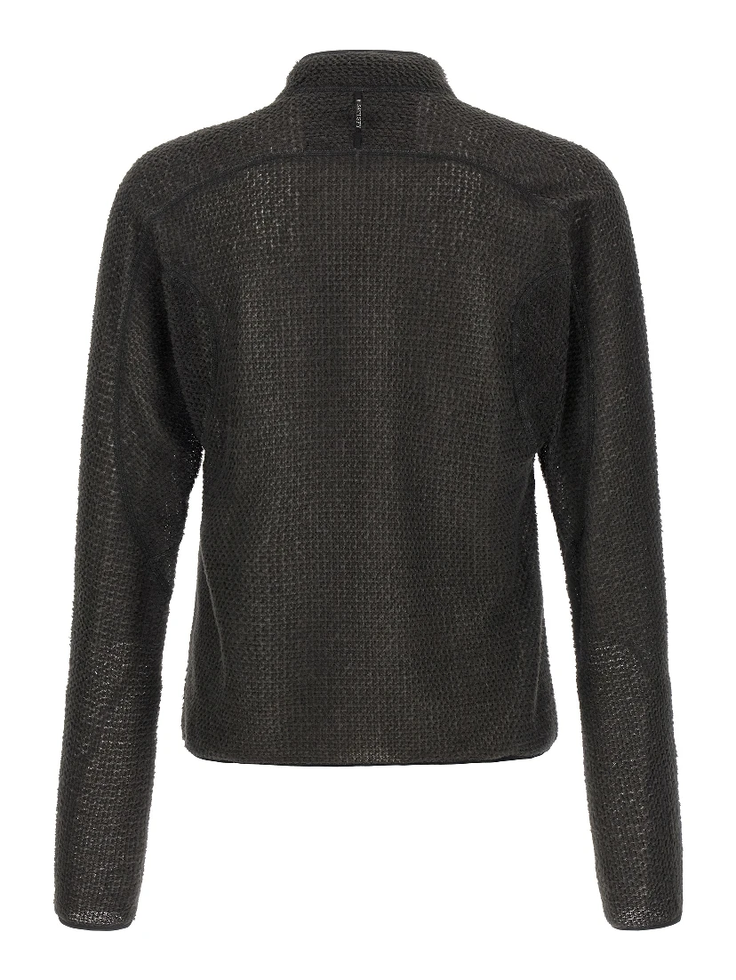 Black Polyester Sweatshirt