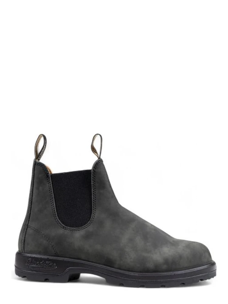 Black Leather Ankle Boots