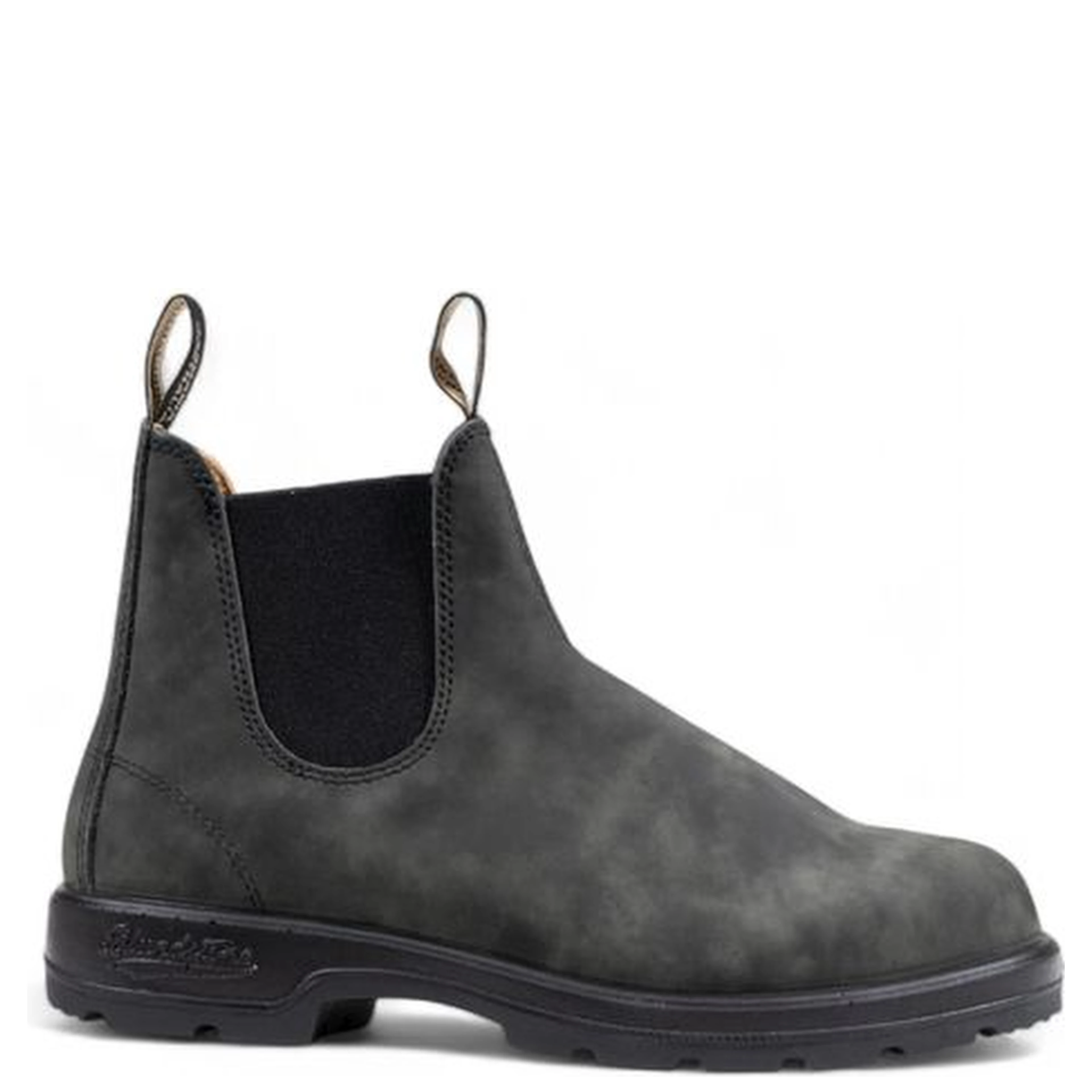 Black Leather Ankle Boots