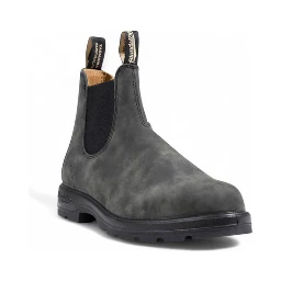 Black Leather Ankle Boots