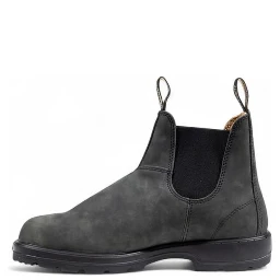 Black Leather Ankle Boots