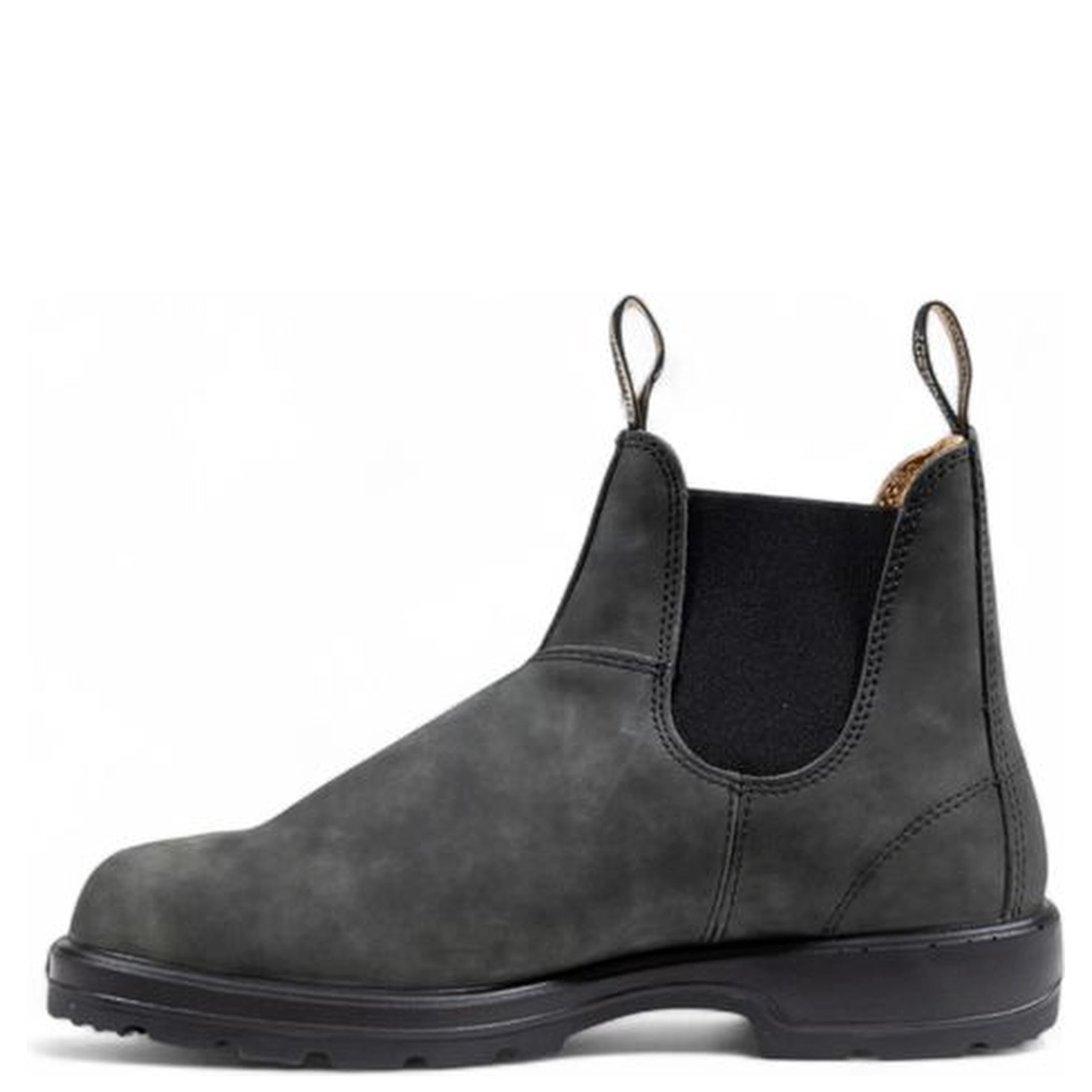 Black Leather Ankle Boots