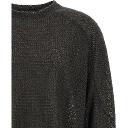 Gray Polyester Cardigan