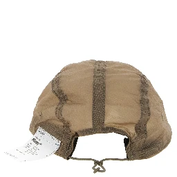 Beige Polyamide Cap (Baseball Hat)